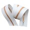 6MM One-Way Zipper – White, Black, or Brown Tape with Metal Teeth